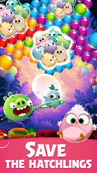 Angry Birds POP Bubble Shooter (Энгри Брдс ПОП Бабл Шутер) [МОД: Деньги, Монеты и Меню MOD] Screenshot 3
