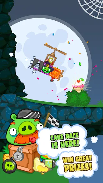 Bad Piggies (Бэд Пиггиз) [МОД: Все открыто, Дополнительные деньги и Меню MOD] Screenshot 2