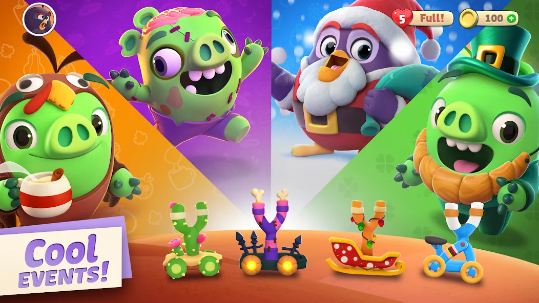 Angry Birds Journey (Энгри Бердс Джорни) [МОД: Деньги, Монеты и Меню MOD] Screenshot 3