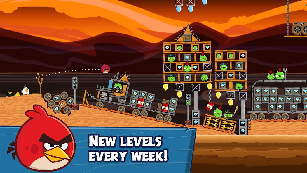 Angry Birds Friends (Энгри Брдс Френдс) [МОД: Деньги, Монеты и Меню MOD] Screenshot 2