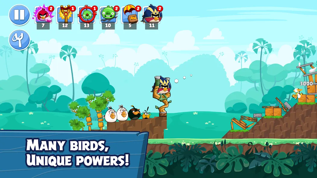 Angry Birds Friends (Энгри Брдс Френдс) [МОД: Деньги, Монеты и Меню MOD] Screenshot 3