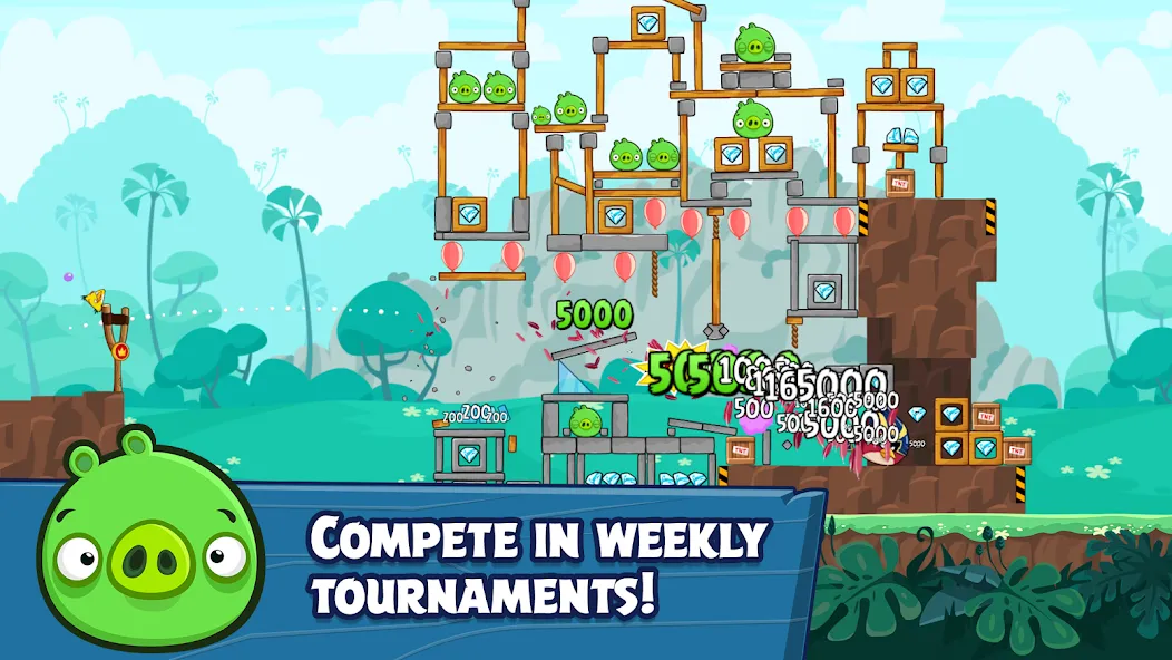 Angry Birds Friends (Энгри Брдс Френдс) [МОД: Деньги, Монеты и Меню MOD] Screenshot 4