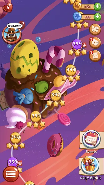 Angry Birds Blast (Энгри Бердс Бласт) [МОД: Меню, Бесконечные монеты и Открытые уровни] Screenshot 3