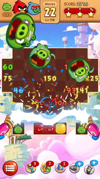 Angry Birds Blast (Энгри Бердс Бласт) [МОД: Меню, Бесконечные монеты и Открытые уровни] Screenshot 4