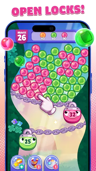 Angry Birds Dream Blast (Энгри Бердс Дрим Бласт) [МОД: Много монет, Открытые уровни и Мега MOD] Screenshot 1