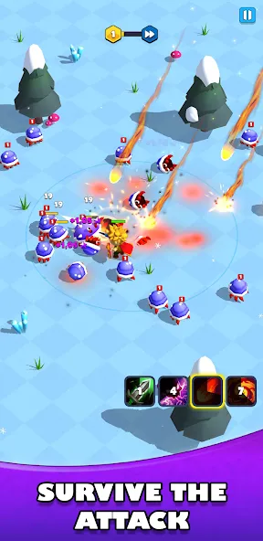 Idle Warrior Defence RPG (Айдл Вариор Дефенс РПГ) [МОД: Деньги, Монеты и Меню MOD] Screenshot 2
