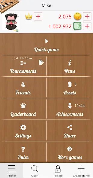 Backgammon Online [МОД: Много монет, Открытые уровни и Мега MOD] Screenshot 5