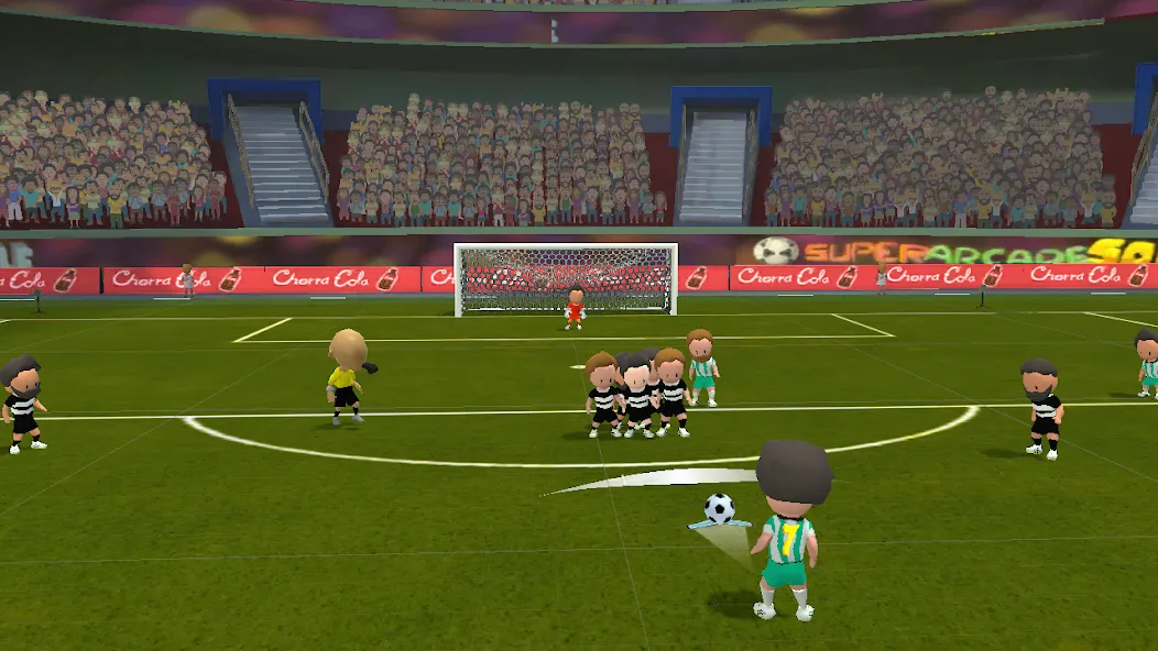 Super Arcade Soccer Mobile (упер Аркадный Футбол Мобильный) [МОД: Много монет, Открытые уровни и Мега MOD] Screenshot 2