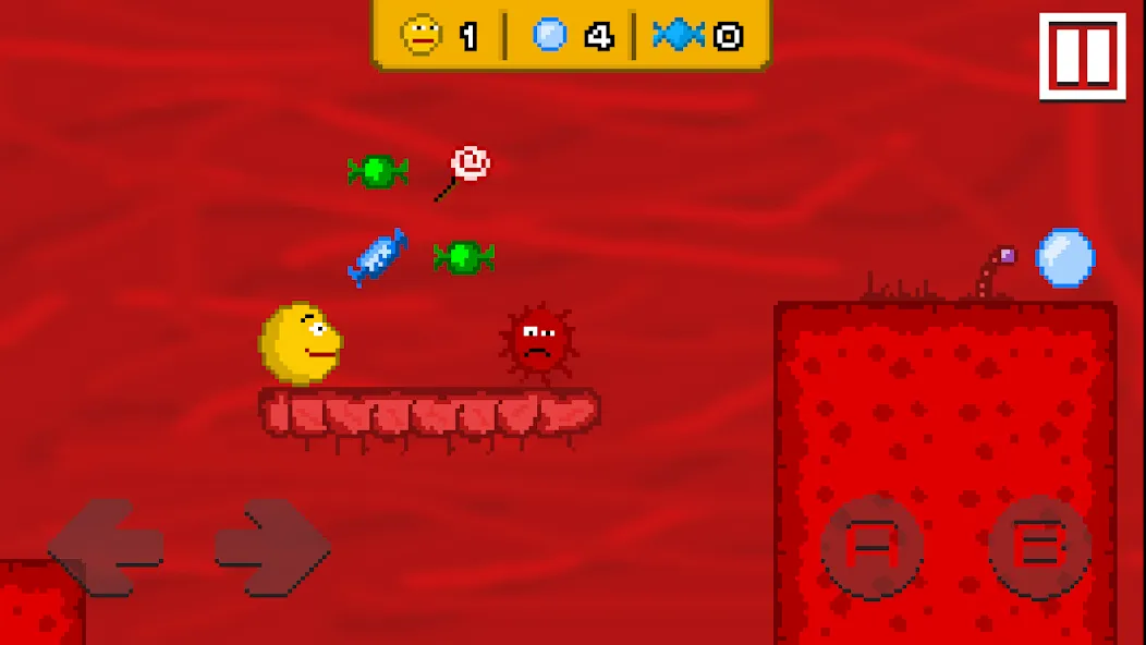 Kolobok Adventures inside Fox [МОД: Меню, Бесконечные монеты и Открытые уровни] Screenshot 4