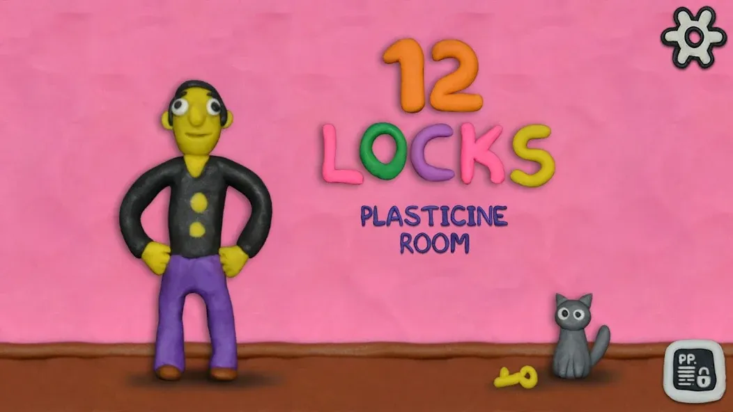 12 LOCKS: Plasticine room [МОД: Бесконечные деньги, Монеты и Мега MOD] Screenshot 1