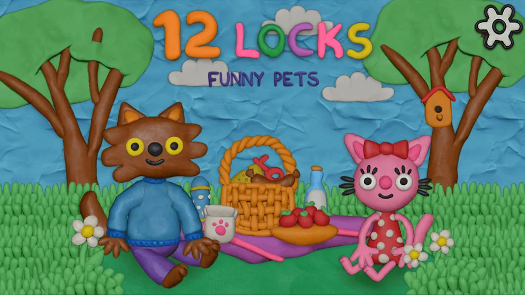 12 Locks Funny Pets (Замков) [МОД: Много монет, Открытые уровни и Мега MOD] Screenshot 1