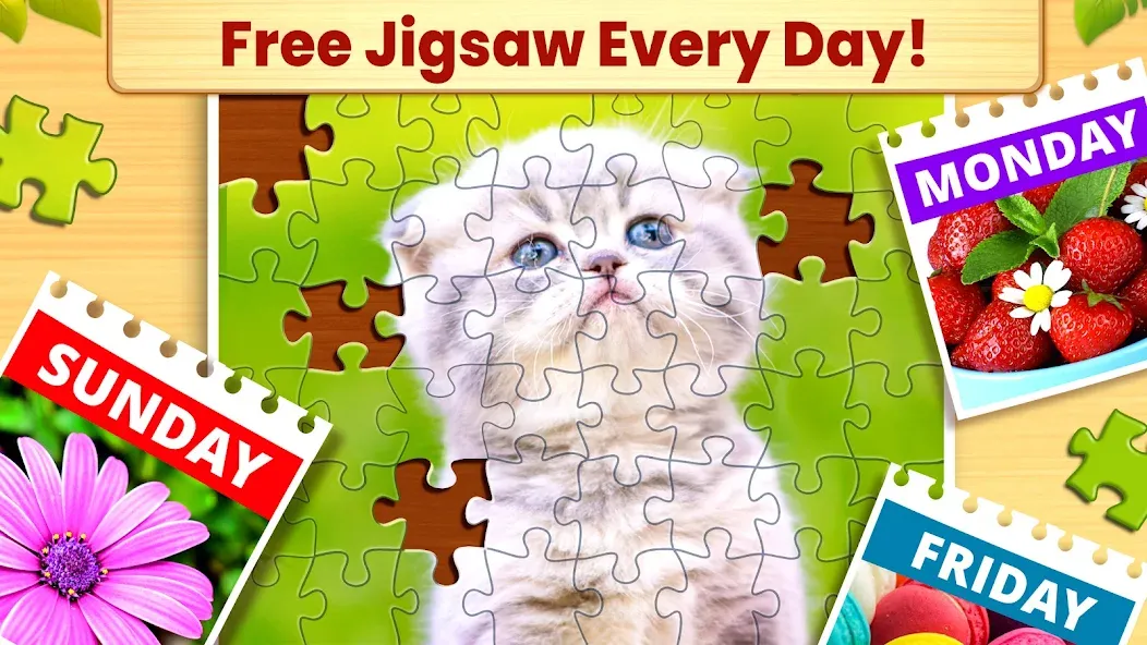 Jigsaw Puzzles: Picture Puzzle [МОД: Бесконечные деньги, Монеты и Мега MOD] Screenshot 3