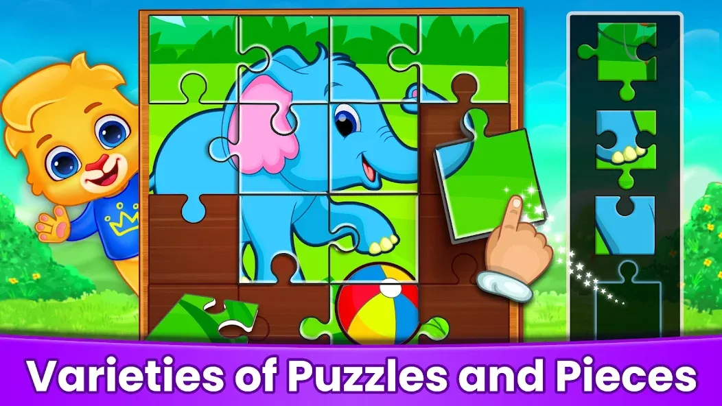 Puzzle Kids: Jigsaw Puzzles [МОД: Деньги, Монеты и Меню MOD] Screenshot 2