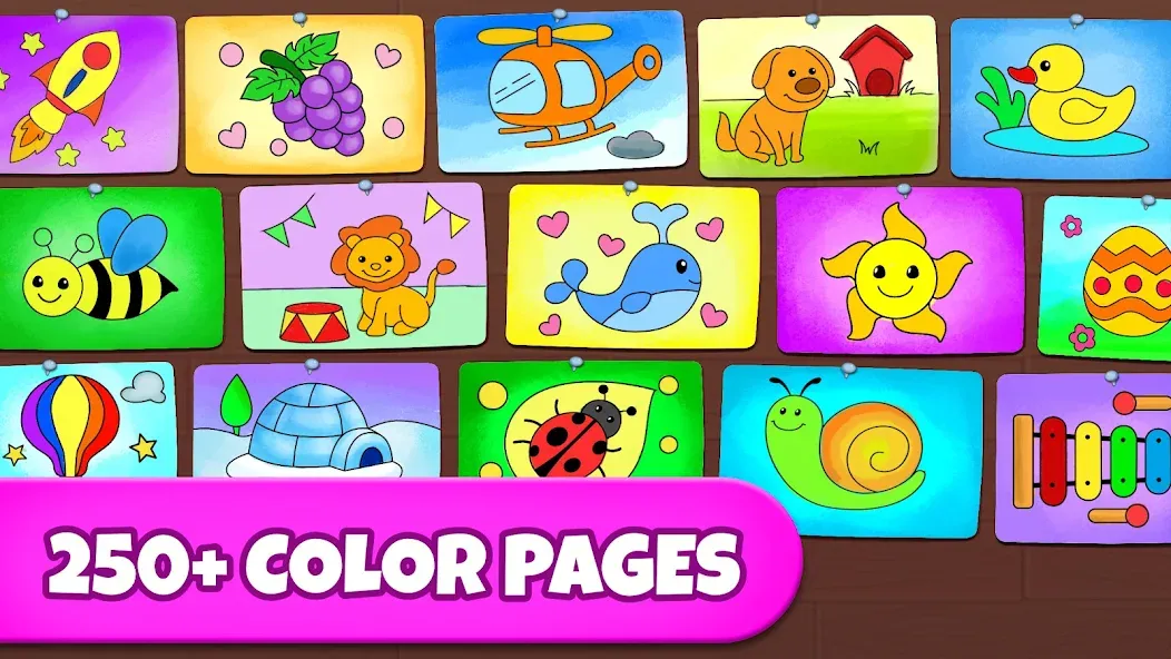 Coloring Games: Color & Paint [МОД: Деньги, Монеты и Меню MOD] Screenshot 4