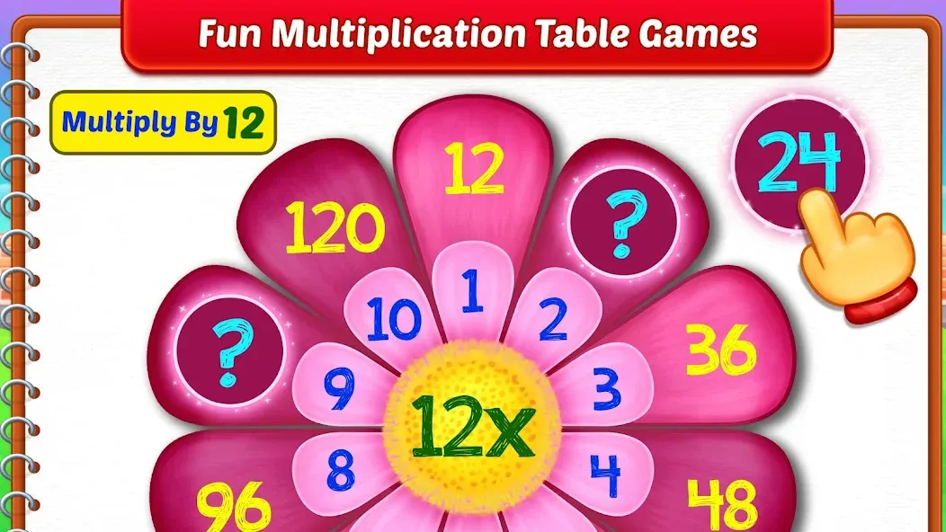 Kids Multiplication Math Games [МОД: Все открыто, Дополнительные деньги и Меню MOD] Screenshot 4