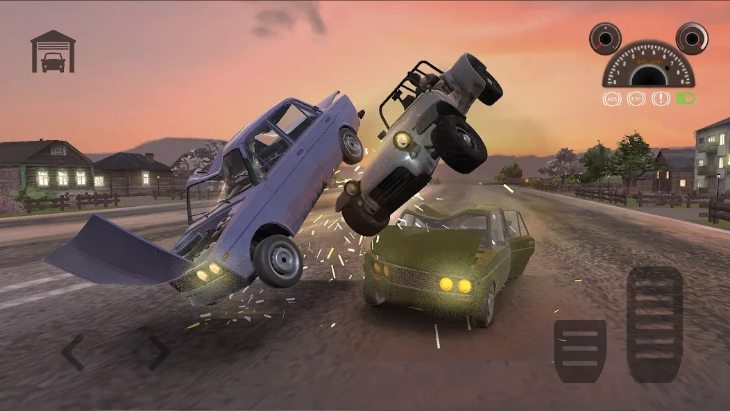 Car Crash Racing - Russia (Кар Краш Рейсинг) [МОД: Все открыто, Дополнительные деньги и Меню MOD] Screenshot 1