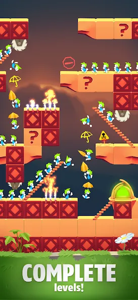 Lemmings (Леммингс) [МОД: Все открыто, Дополнительные деньги и Меню MOD] Screenshot 1