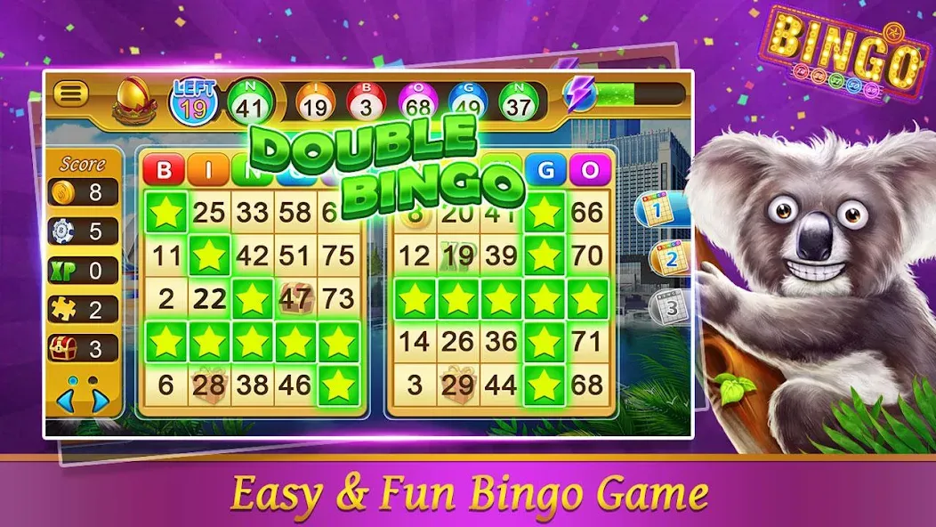 Bingo Happy HD - Bingo Games (Бинго Хэппи ХД) [МОД: Меню, Бесконечные монеты и Открытые уровни] Screenshot 3