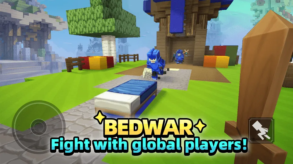 Blockman Go (Блокмен Го) [МОД: Меню, Бесконечные монеты и Открытые уровни] Screenshot 3