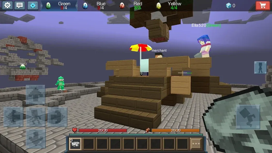 Egg Wars (Эгг Варс) [МОД: Все открыто, Дополнительные деньги и Меню MOD] Screenshot 4