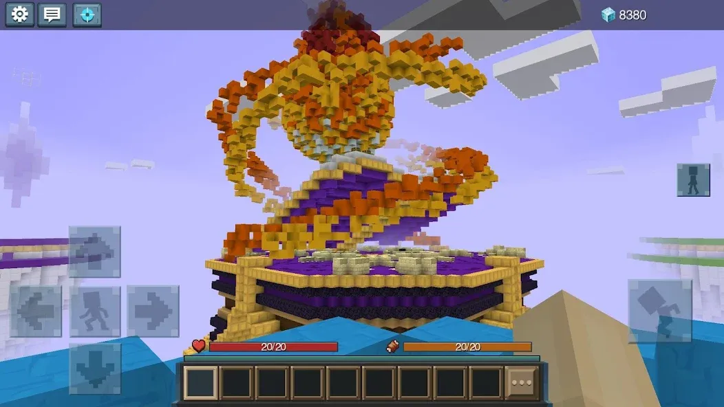 Sky Wars for Blockman Go (Скай Варс для Блокман Го) [МОД: Деньги, Монеты и Меню MOD] Screenshot 2