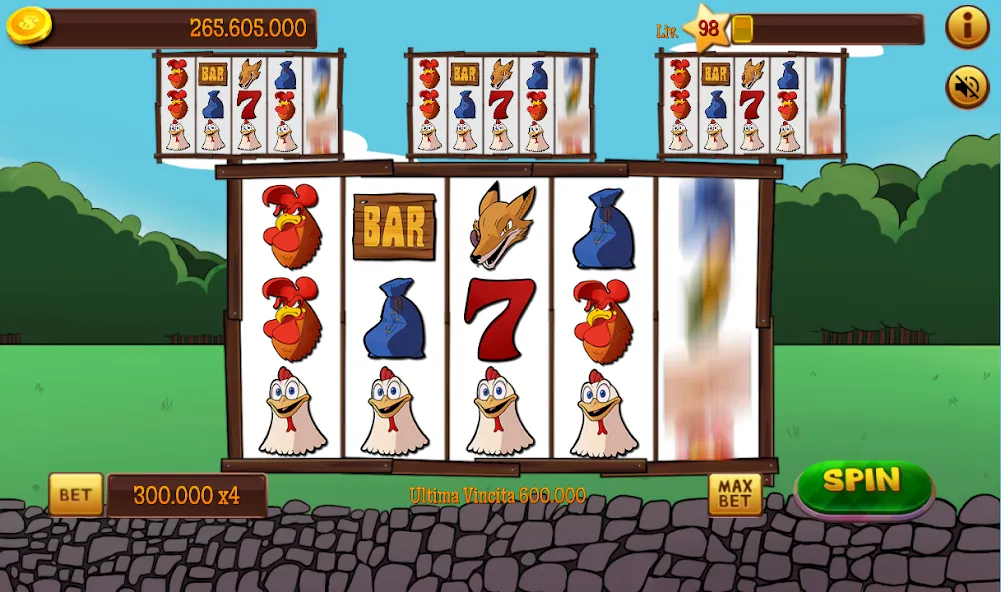Slot Gallina 4 (Слот Галлина 4) [МОД: Бесконечные деньги, Монеты и Мега MOD] Screenshot 3