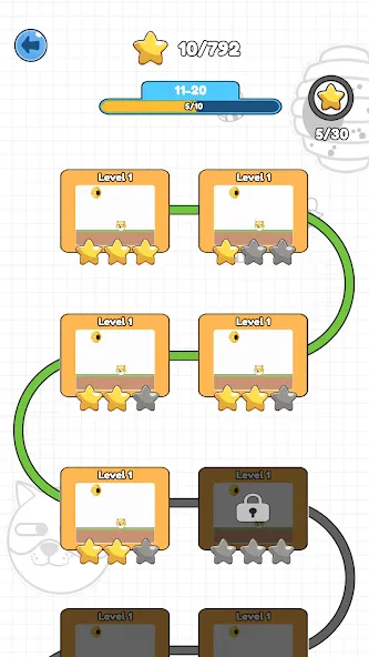 Dog Saver (Эксайтед Биз энд Зе Дог) [МОД: Много монет, Открытые уровни и Мега MOD] Screenshot 4