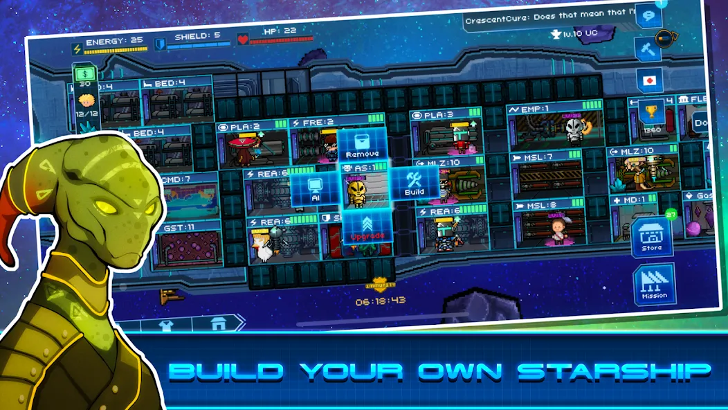Pixel Starships™ (Пиксель Звездные Корабли) [МОД: Много денег, Монет и Все открыто] Screenshot 1