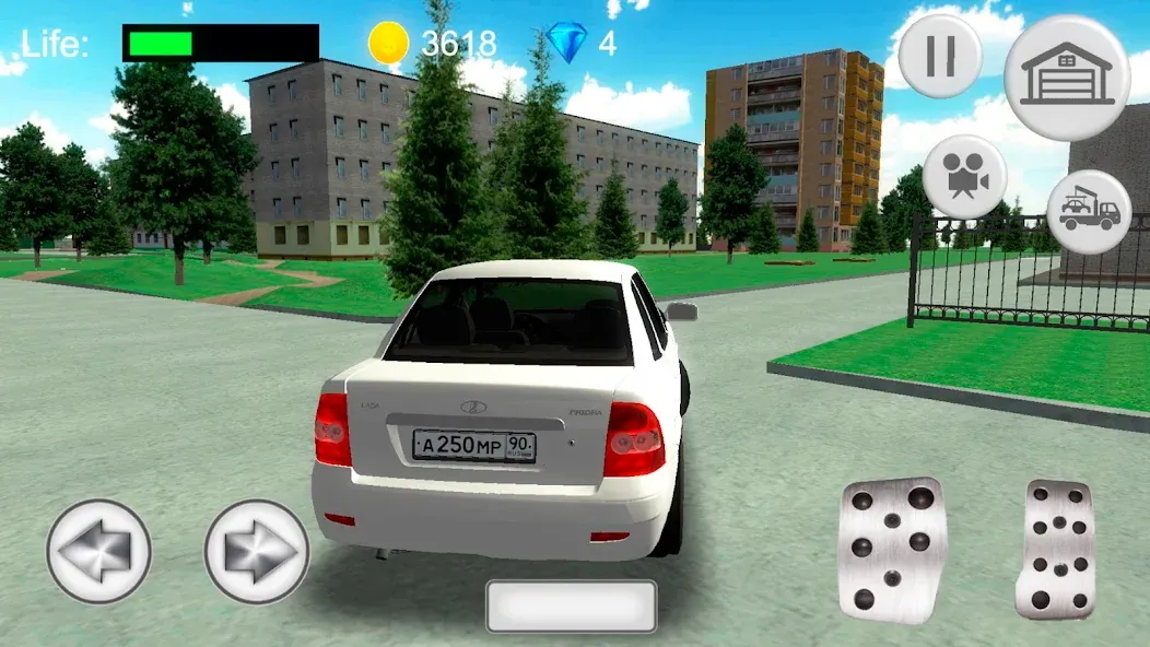 Лада Приора - русская машина [МОД: Бесконечные деньги, Монеты и Мега MOD] Screenshot 1