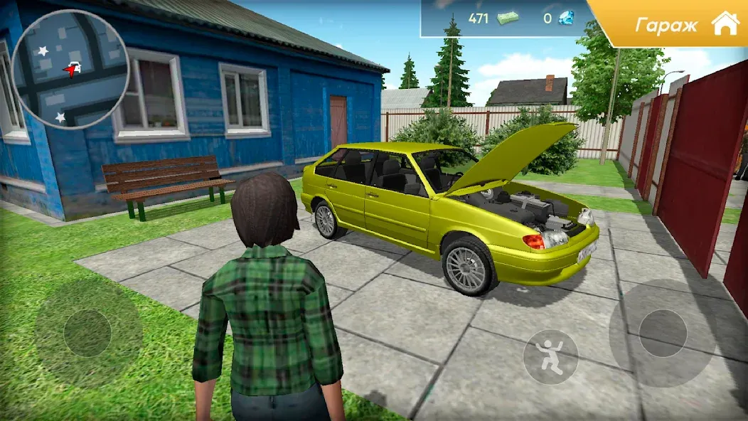 Lada 2114 Car Simulator [МОД: Деньги, Монеты и Меню MOD] Screenshot 1