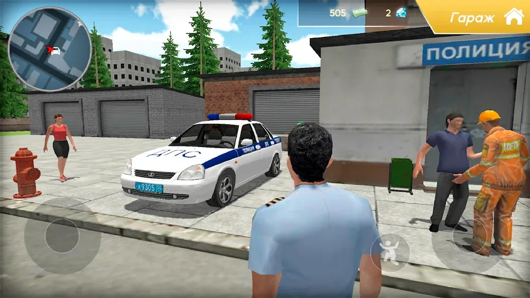 Приорик ДПС: Русская Полиция [МОД: Бесконечные деньги, Монеты и Мега MOD] Screenshot 2