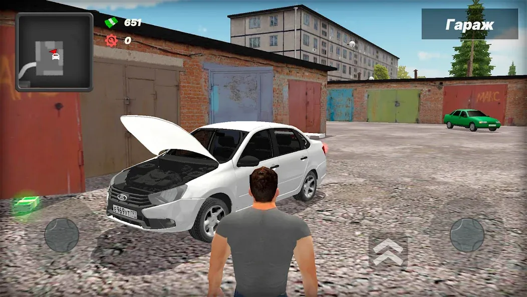 Лада Гранта. Игра про машины [МОД: Деньги, Монеты и Меню MOD] Screenshot 4