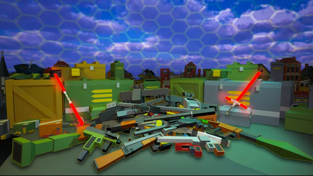 Pixel Fury Classic FPS Shooter (Пиксельная Ярость Классический ФПС Стрелок) [МОД: Много денег, Монет и Все открыто] Screenshot 2