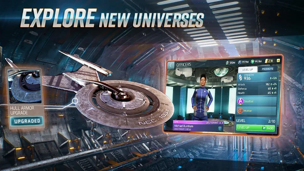 Star Trek™ Fleet Command (Стар Трек Флот Комманд) [МОД: Деньги, Монеты и Меню MOD] Screenshot 1