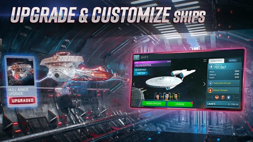 Star Trek™ Fleet Command (Стар Трек Флот Комманд) [МОД: Деньги, Монеты и Меню MOD] Screenshot 2