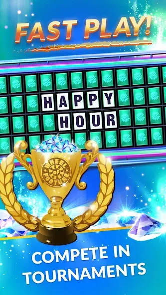 Wheel of Fortune: TV Game (Вил оф Фортюн) [МОД: Много монет, Открытые уровни и Мега MOD] Screenshot 3