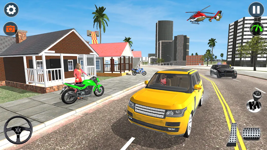 Indian Car Simulator: Car Game (Индийский автомобильный симулятор) [МОД: Деньги, Монеты и Меню MOD] Screenshot 1