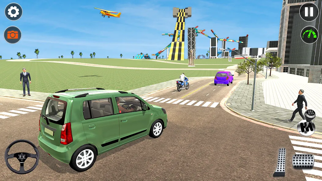 Indian Car Simulator: Car Game (Индийский автомобильный симулятор) [МОД: Деньги, Монеты и Меню MOD] Screenshot 3