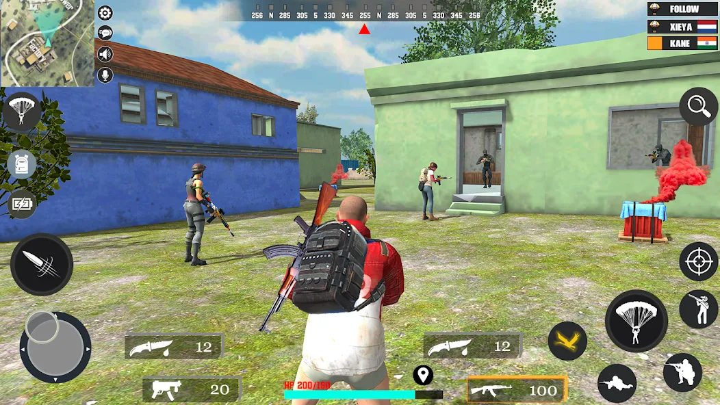 Fps Fire Shooting Game Offline (Фпс Баттлграунд Мобайл Индия) [МОД: Много монет, Открытые уровни и Мега MOD] Screenshot 1