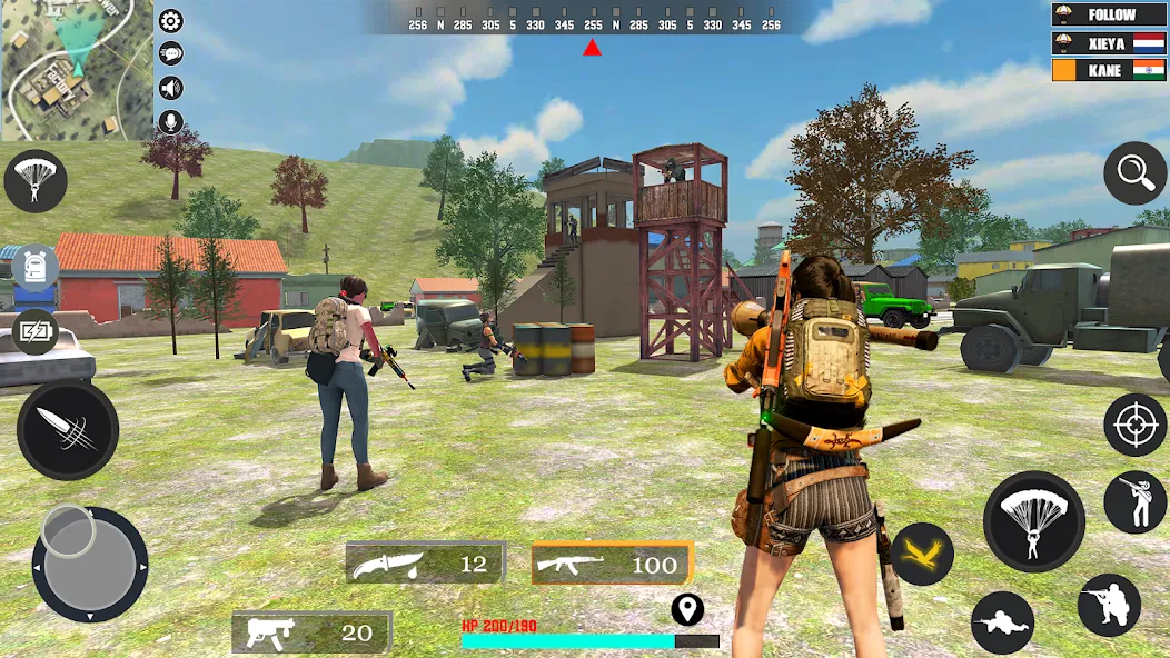 Fps Fire Shooting Game Offline (Фпс Баттлграунд Мобайл Индия) [МОД: Много монет, Открытые уровни и Мега MOD] Screenshot 2