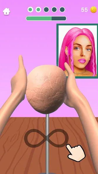 Sculpt People [МОД: Все открыто, Дополнительные деньги и Меню MOD] Screenshot 2