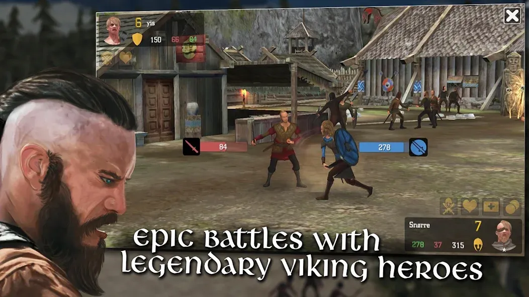 Vikings at War (Викинги в войне) [МОД: Деньги, Монеты и Меню MOD] Screenshot 3