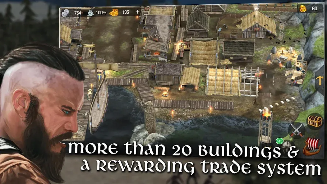 Vikings at War (Викинги в войне) [МОД: Деньги, Монеты и Меню MOD] Screenshot 5