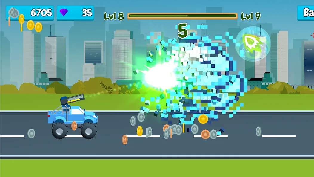 Rusher Crusher: Demolition! (Рашер Крашер) [МОД: Меню, Бесконечные монеты и Открытые уровни] Screenshot 4