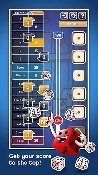 Yatzy Ultimate (Ятзи Ультимейт) [МОД: Много монет, Открытые уровни и Мега MOD] Screenshot 2