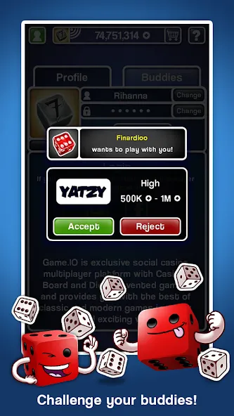 Yatzy Ultimate (Ятзи Ультимейт) [МОД: Много монет, Открытые уровни и Мега MOD] Screenshot 4