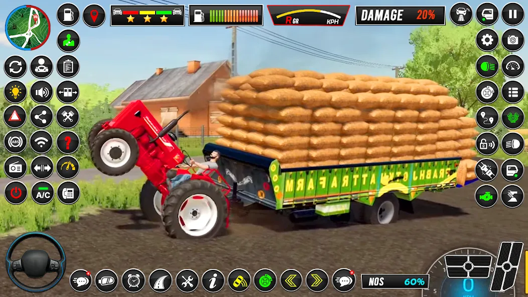 Indian Tractor Simulator Games [МОД: Все открыто, Дополнительные деньги и Меню MOD] Screenshot 2