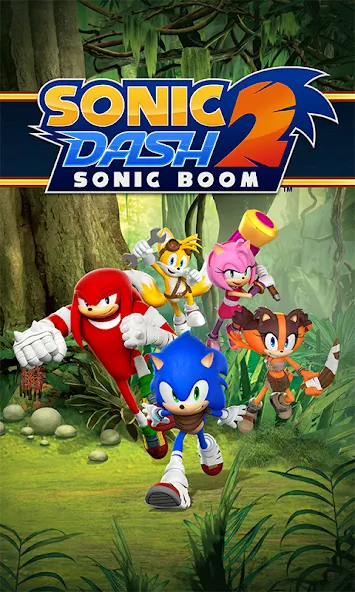 Sonic Dash 2: Sonic Boom Run (Соник Дэш 2) [МОД: Все открыто, Дополнительные деньги и Меню MOD] Screenshot 1