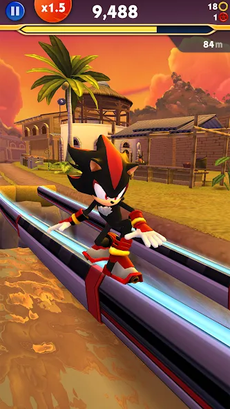 Sonic Dash 2: Sonic Boom Run (Соник Дэш 2) [МОД: Все открыто, Дополнительные деньги и Меню MOD] Screenshot 2