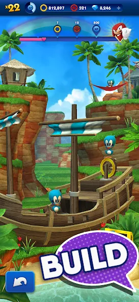 Sonic Dash - Endless Running (Соник Дэш) [МОД: Деньги, Монеты и Меню MOD] Screenshot 5